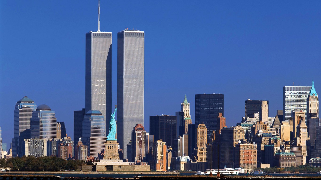 911 башни близнецы Мемориал обои #1 - 1366x768