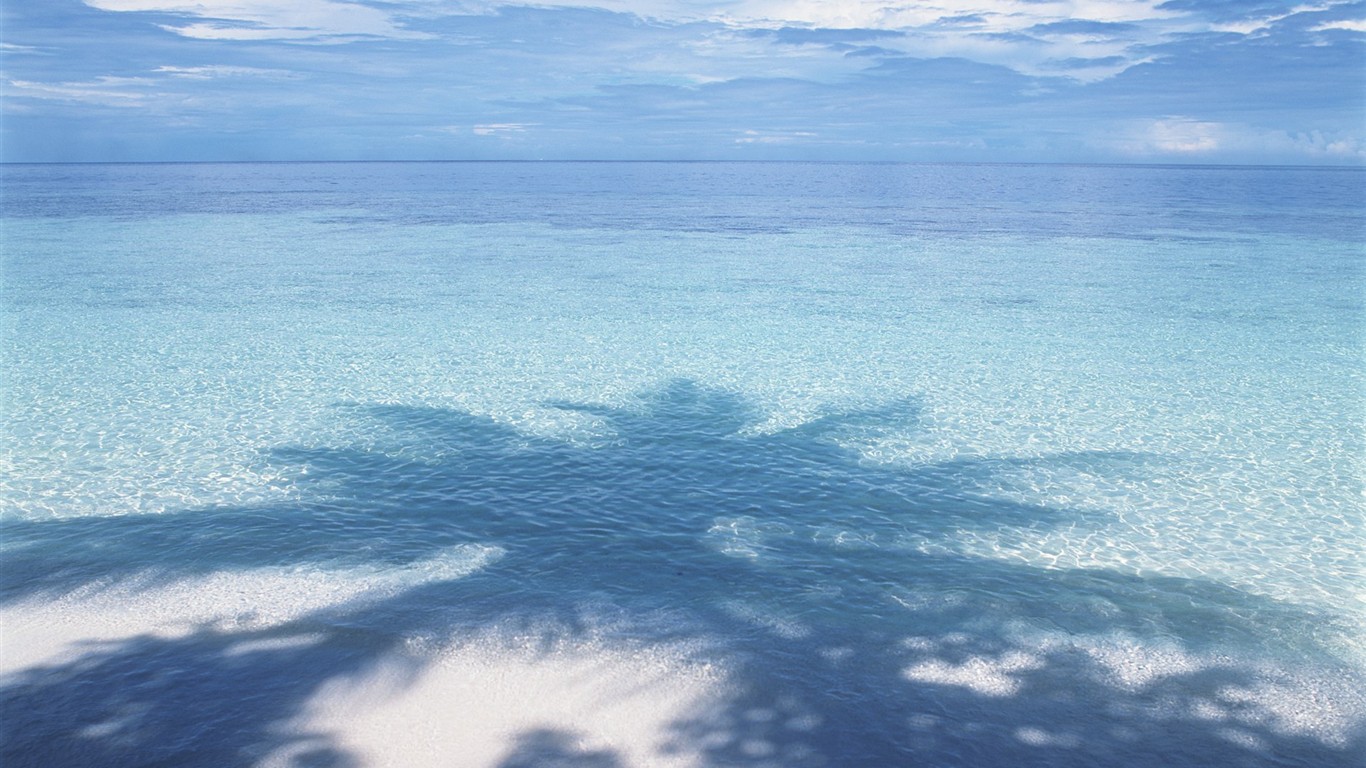 馬爾代夫的水和天 #5 - 1366x768