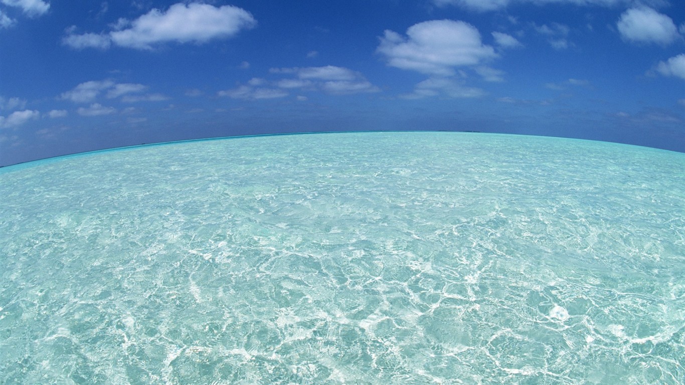 馬爾代夫的水和天 #18 - 1366x768