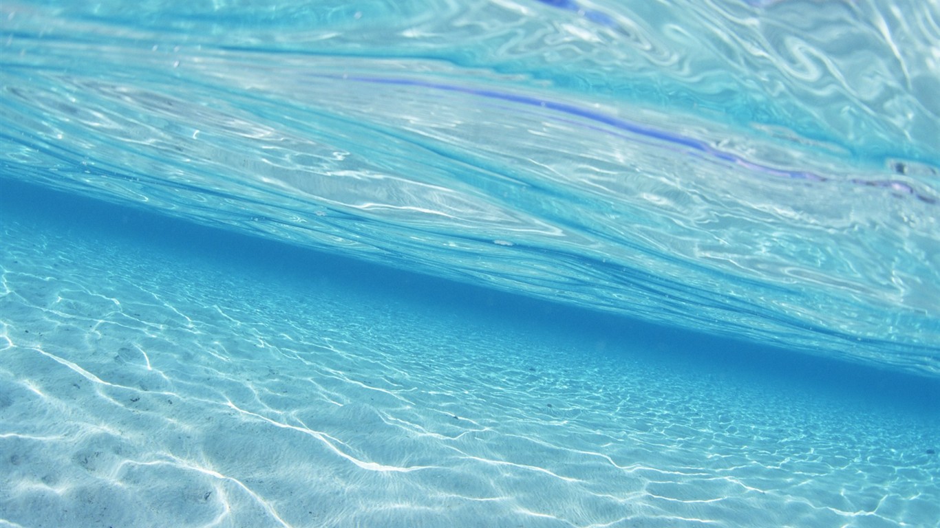 モルディブの水と青空 #30 - 1366x768