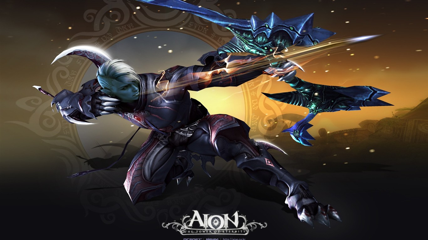 Aion modeling HD gaming wallpapers #13 - 1366x768