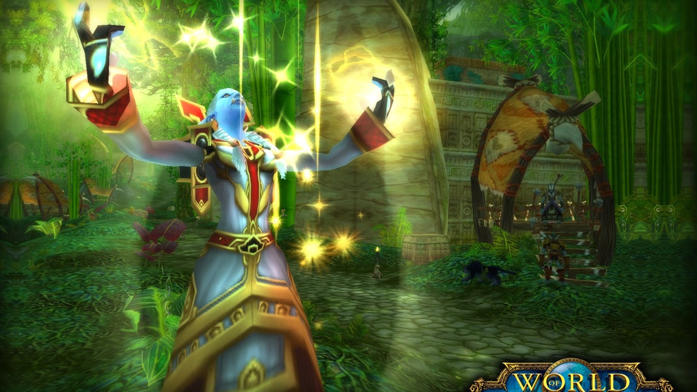 World of Warcraft: fondo de pantalla oficial de The Burning Crusade (1) #11 - 1366x768