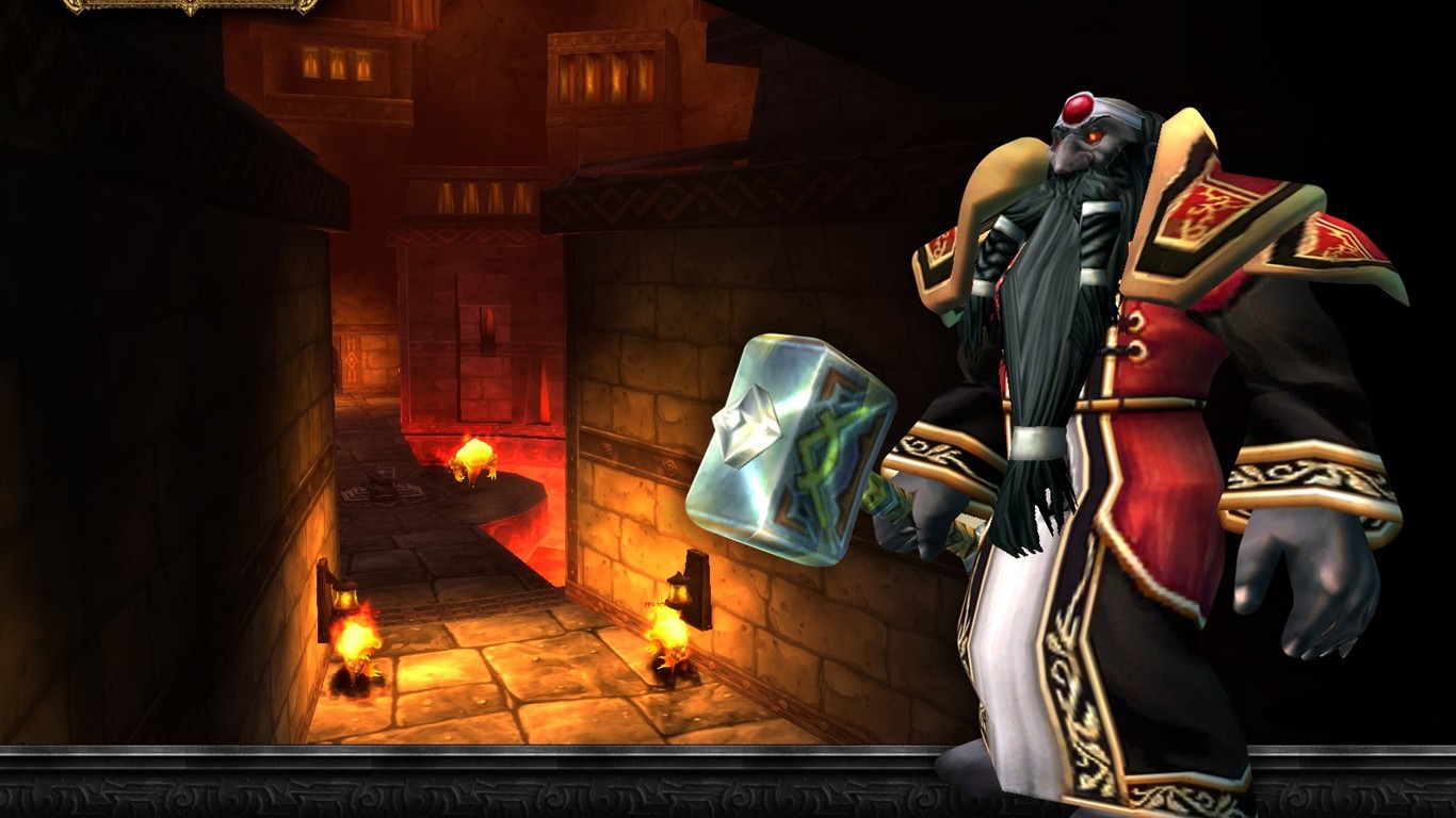 World of Warcraft: Fond d'écran officiel de Burning Crusade (1) #14 - 1366x768