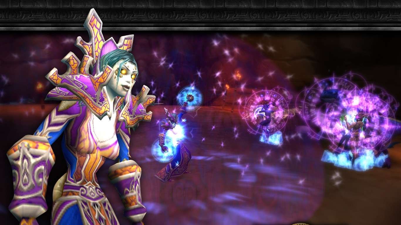 World of Warcraft: Fond d'écran officiel de Burning Crusade (1) #16 - 1366x768