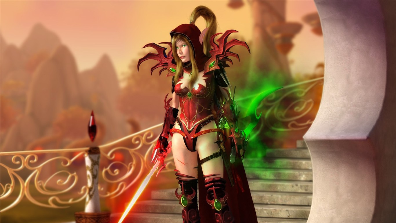 World of Warcraft: fondo de pantalla oficial de The Burning Crusade (1) #32 - 1366x768