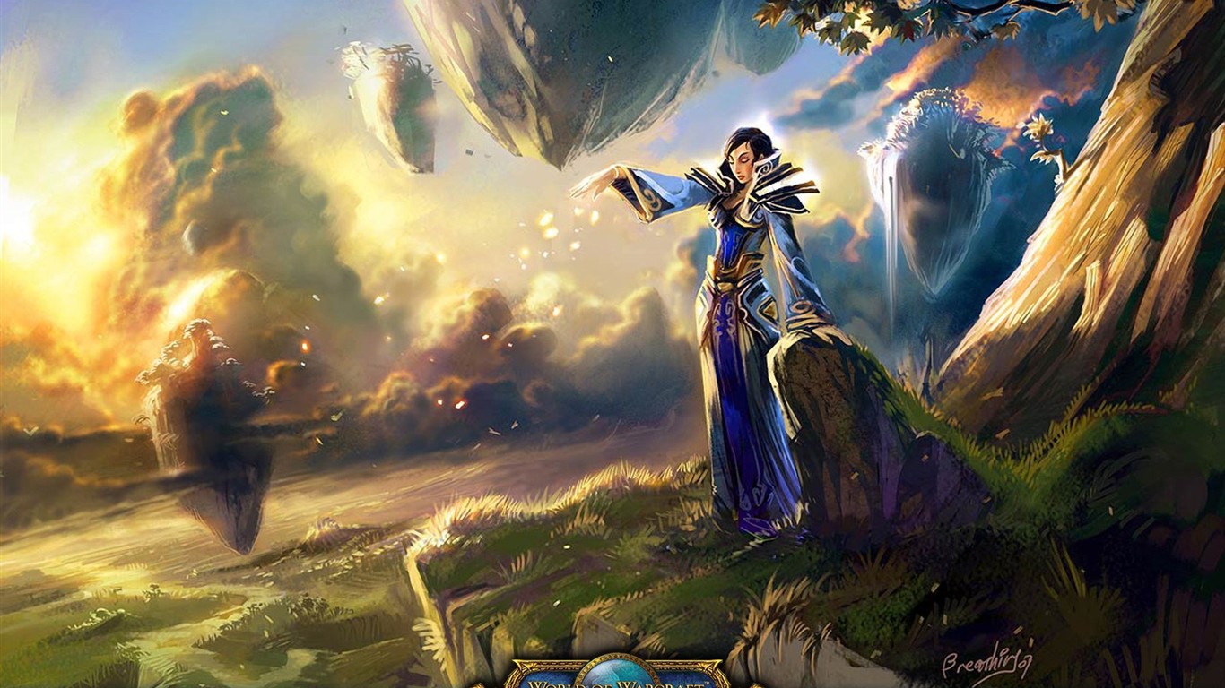 World of Warcraft: fondo de pantalla oficial de The Burning Crusade (2) #3 - 1366x768