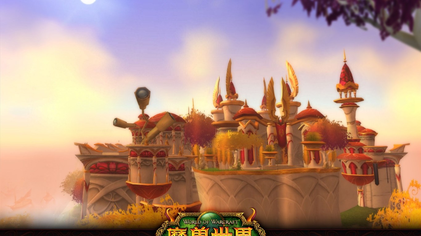 World of Warcraft: Fond d'écran officiel de Burning Crusade (2) #18 - 1366x768