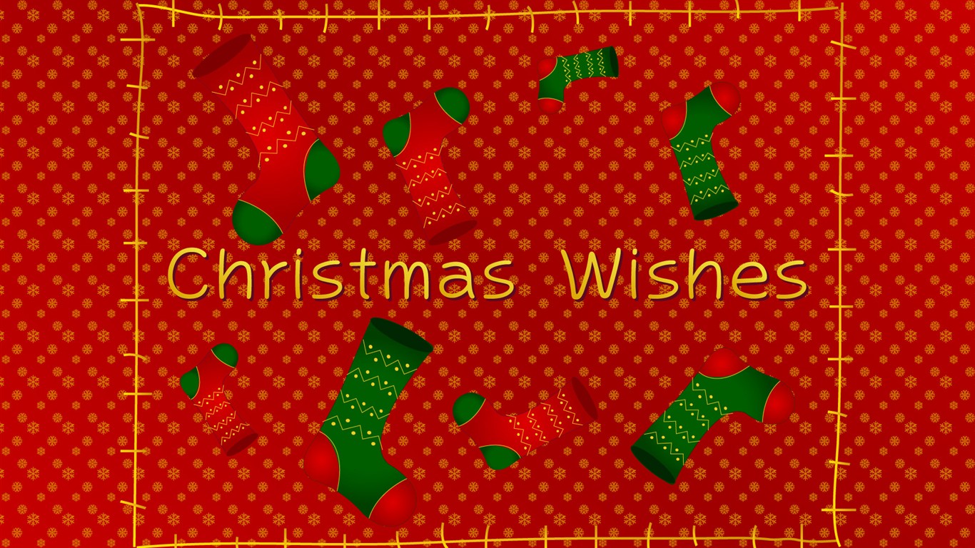 絶妙なクリスマスのテーマは、壁紙のHD #22 - 1366x768