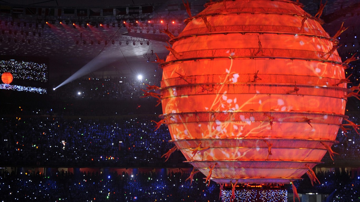 2008 Beijing Olympic Games Opening Ceremony Wallpapers #9 - 1366x768