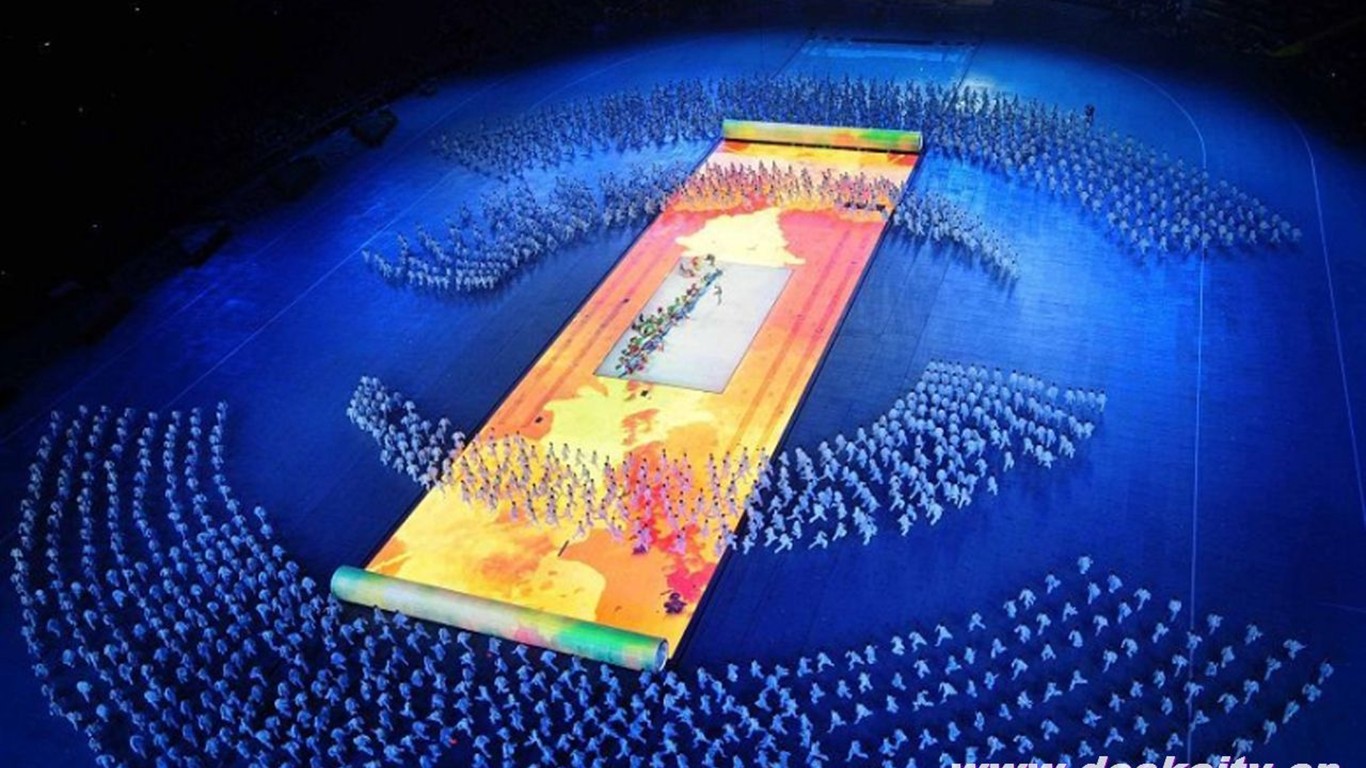 2008 Beijing Olympic Games Opening Ceremony Wallpapers #25 - 1366x768