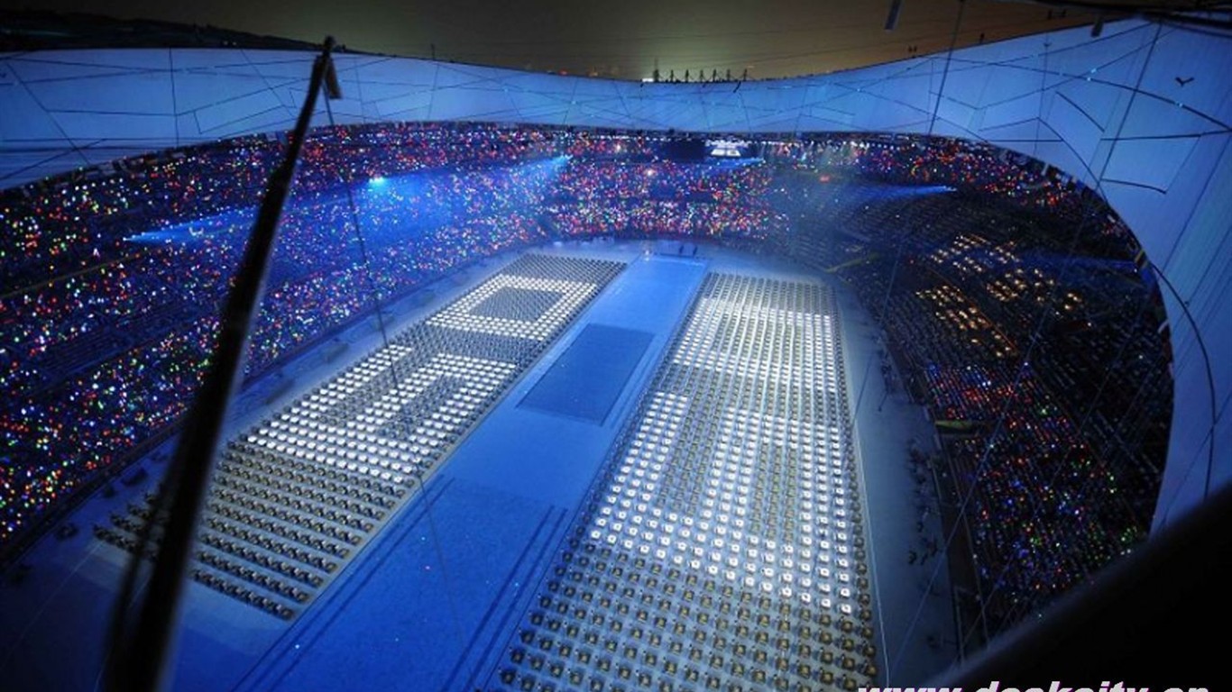  2008年の北京オリンピック式の壁紙を開く #28 - 1366x768