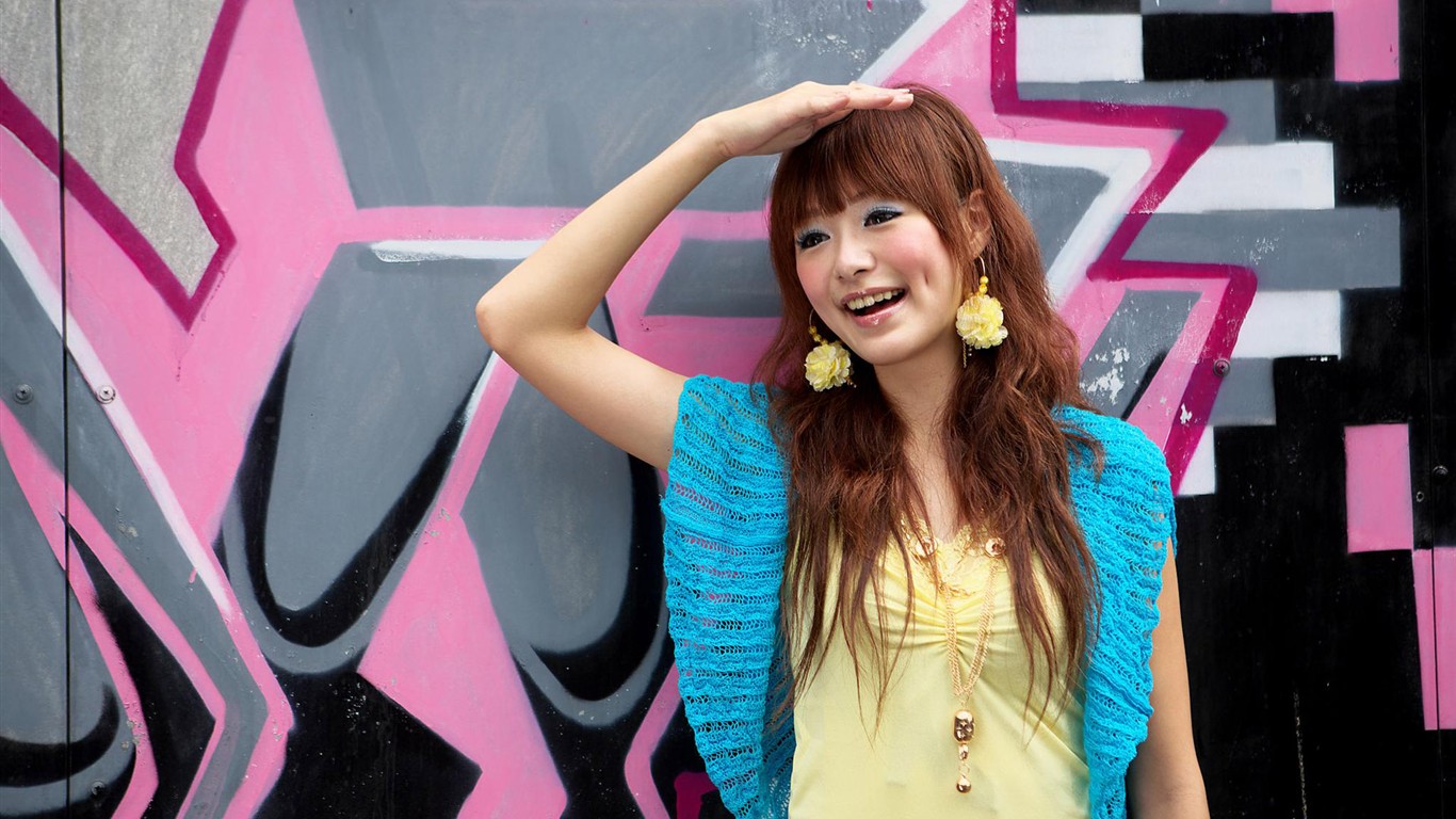 Taiwan MM Yin Fu wallpaper album (1) #32 - 1366x768