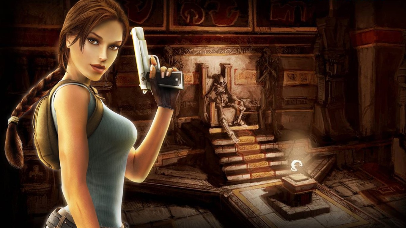 Lara Croft Tomb Raider Wallpaper 10 º Aniversario #1 - 1366x768
