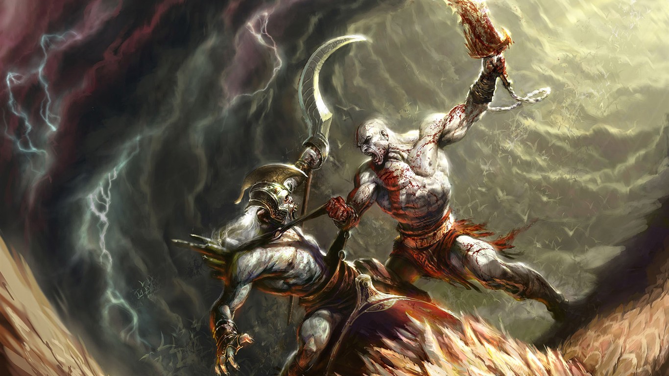 God of War HD Wallpaper #11 - 1366x768