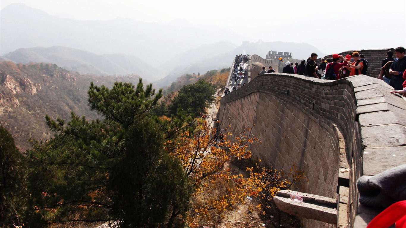 Beijing Tour - Gran Muralla Badaling (obras GGC) #4 - 1366x768