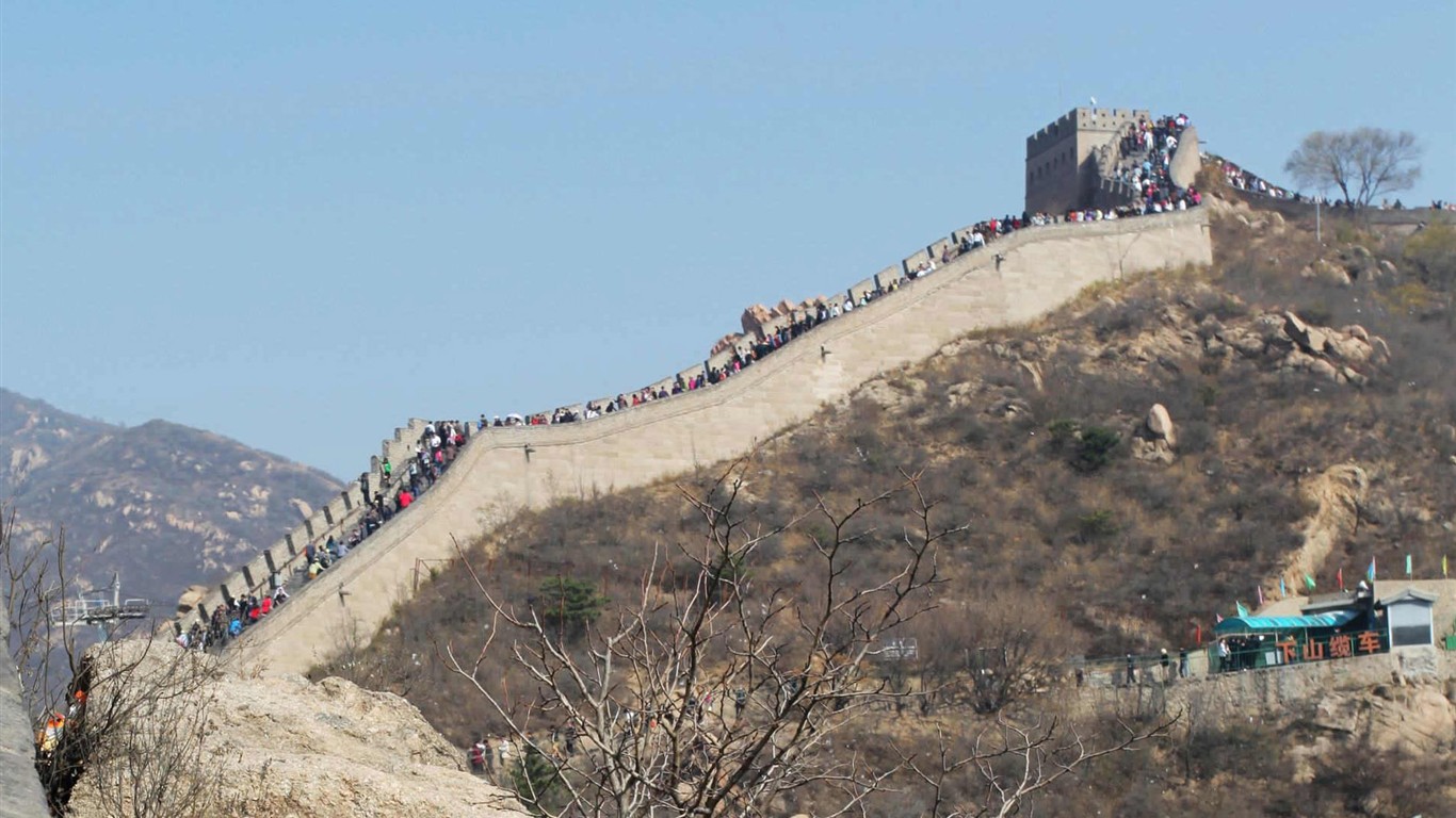 Beijing Tour - Grande Muraille de Badaling (œuvres GGC) #12 - 1366x768