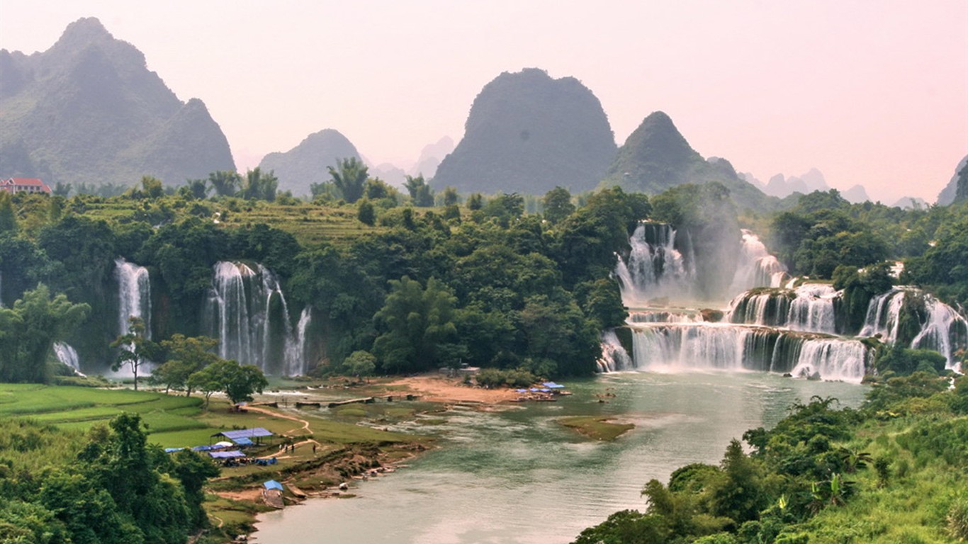 Detian Falls (Minghu Metasequoia Werke) #1 - 1366x768