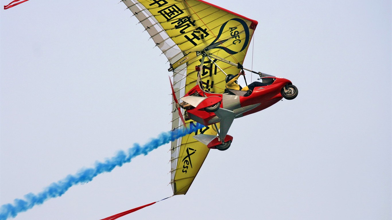 El Festival Aéreo Internacional de Deportes para Vistazo (Minghu obras Metasequoia) #16 - 1366x768