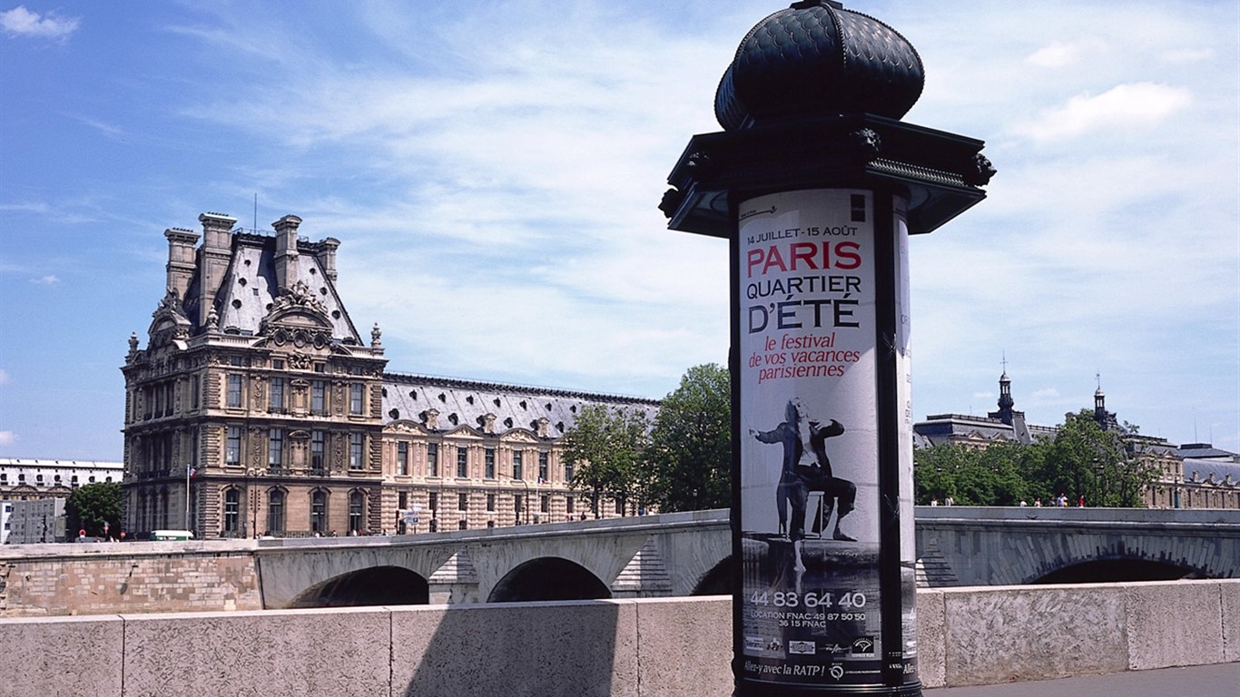 Paříž, nádherné scenérie tapety #17 - 1366x768