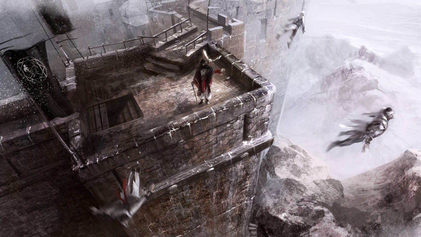 Assassin's Creed fond d'écran de jeux HD #4 - 1366x768