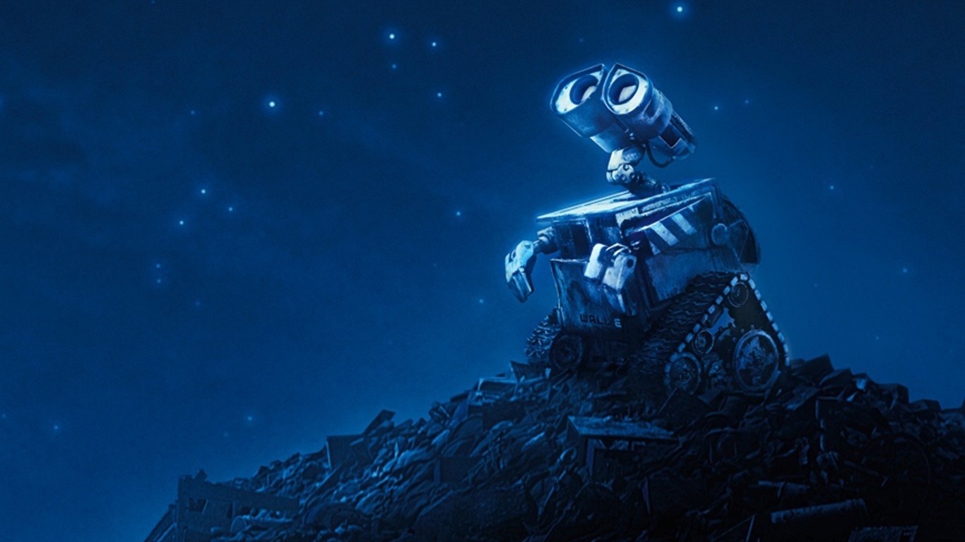 Robot WALL E Story fond d'écran #2 - 1366x768