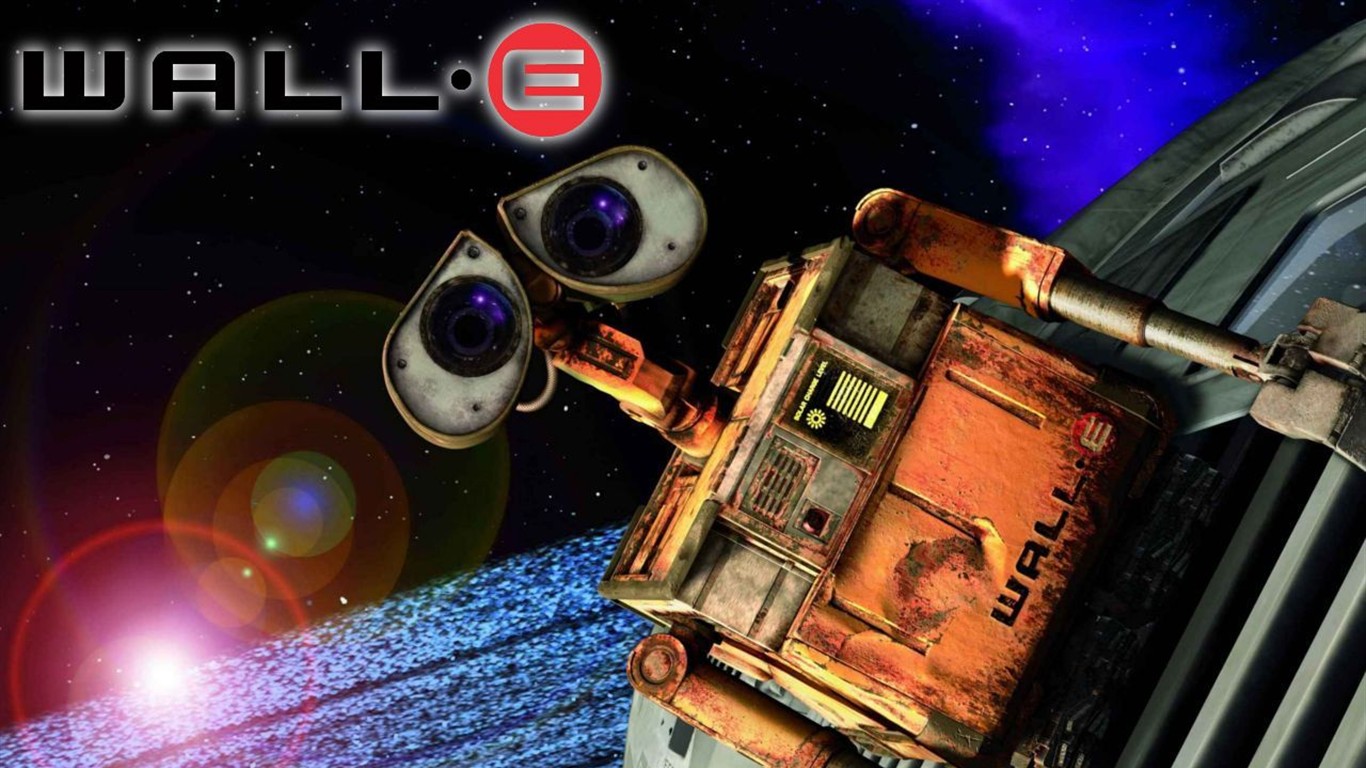 Робот WALL E история обои #3 - 1366x768