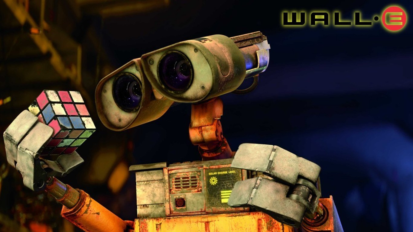 Robot WALL E Story fond d'écran #4 - 1366x768