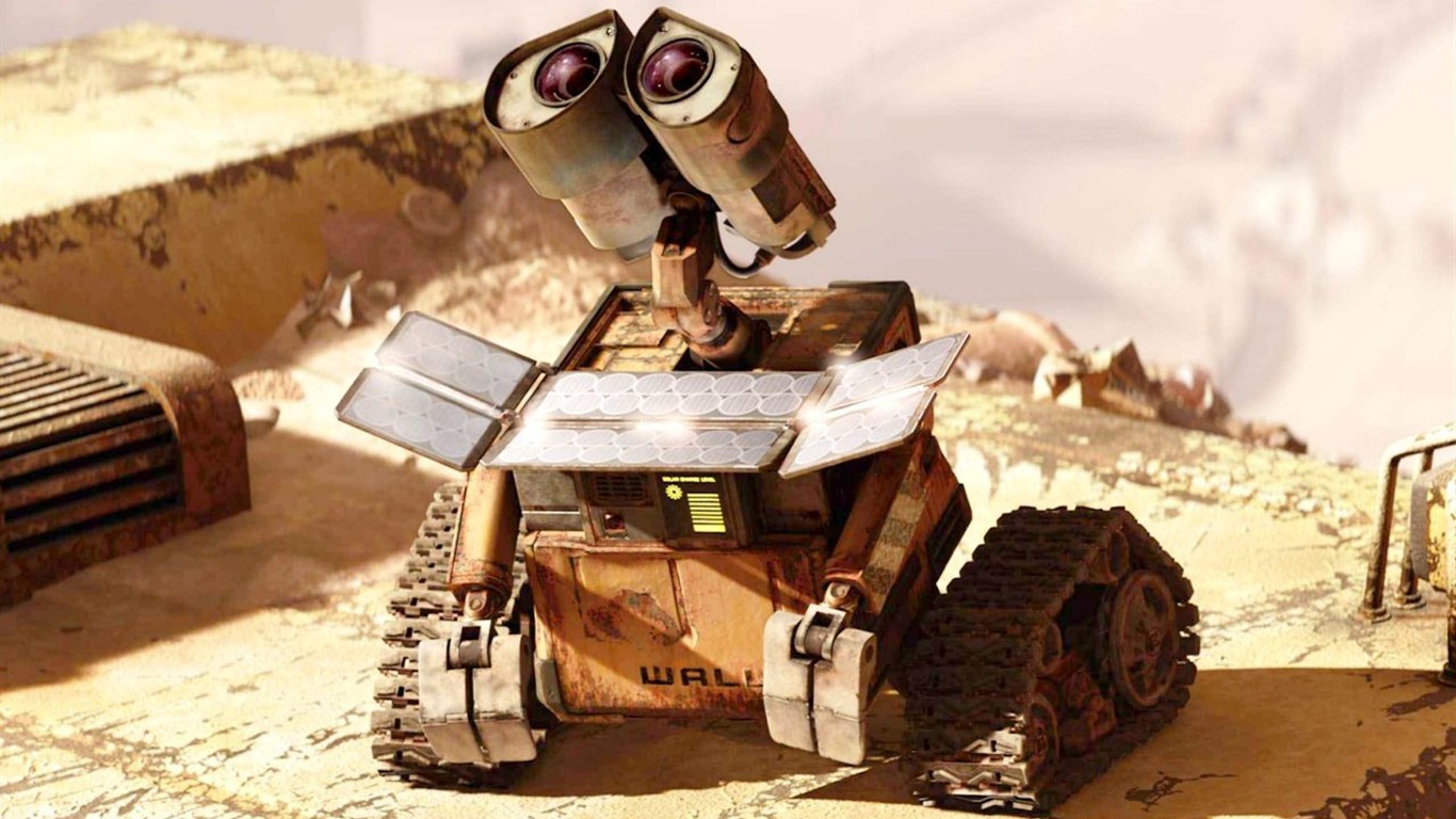 Robot WALL E Story fond d'écran #14 - 1366x768