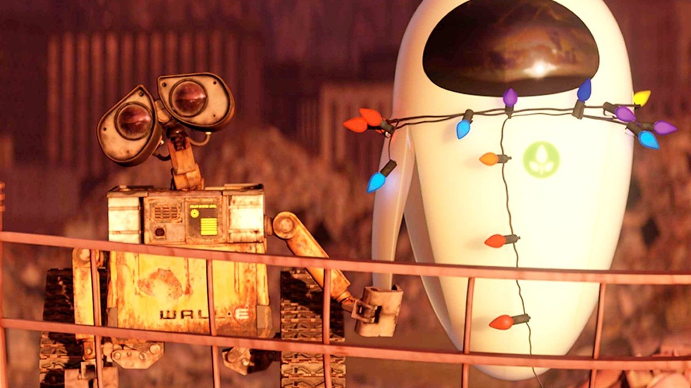 Robot WALL E Story fond d'écran #15 - 1366x768