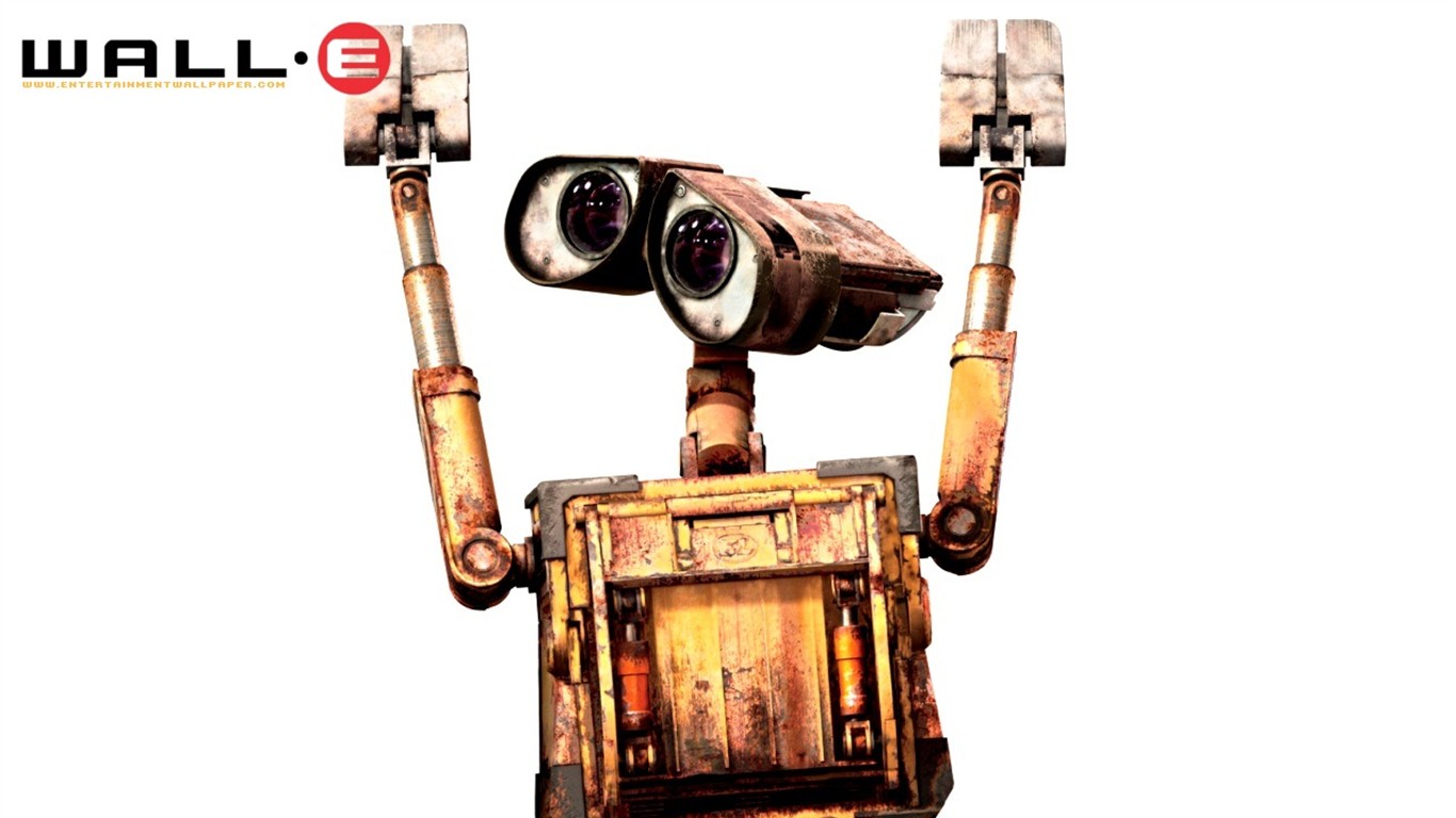 WALL E Robot historia de fondo de pantalla #21 - 1366x768