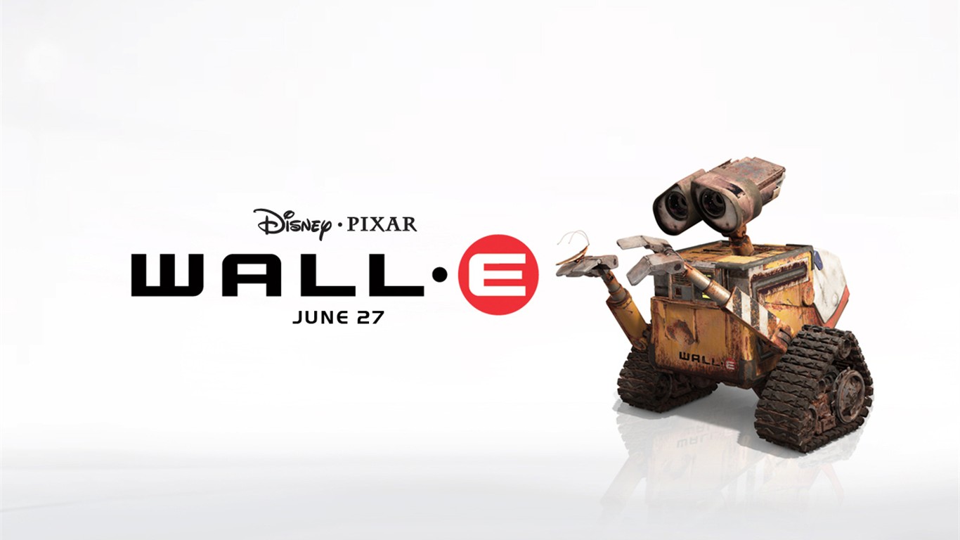 WALL E Robot historia de fondo de pantalla #22 - 1366x768