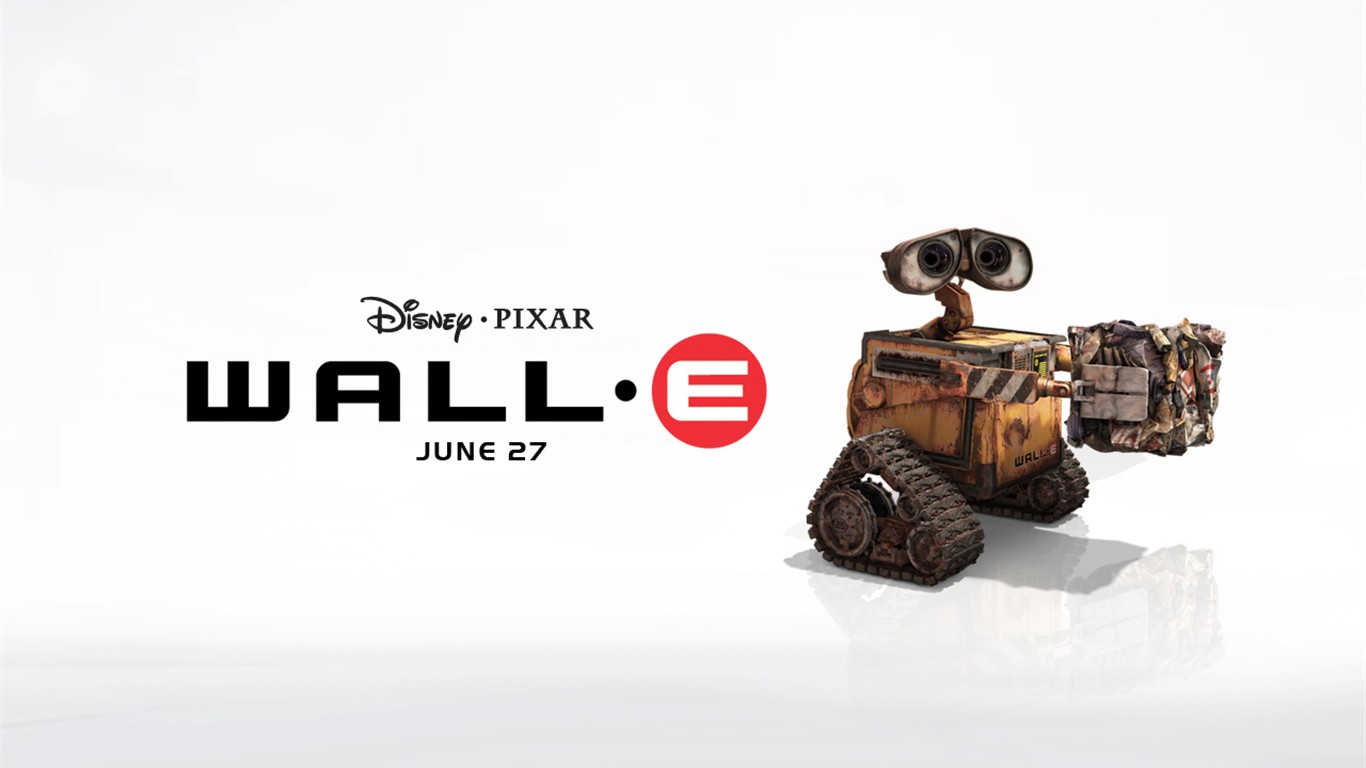 WALL E Robot historia de fondo de pantalla #23 - 1366x768