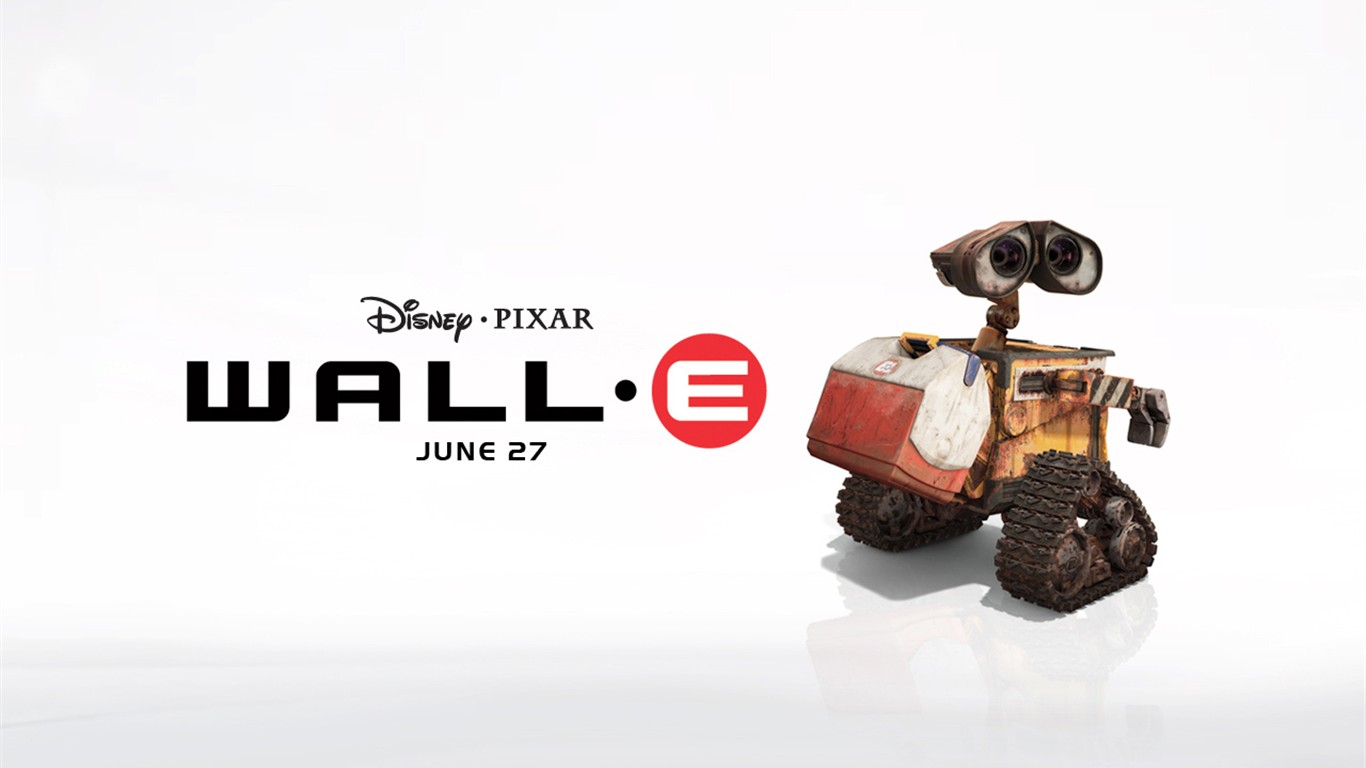 WALL E Robot historia de fondo de pantalla #24 - 1366x768