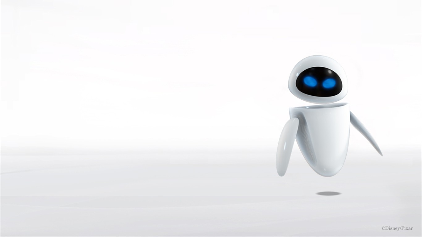 WALL E Robot historia de fondo de pantalla #26 - 1366x768