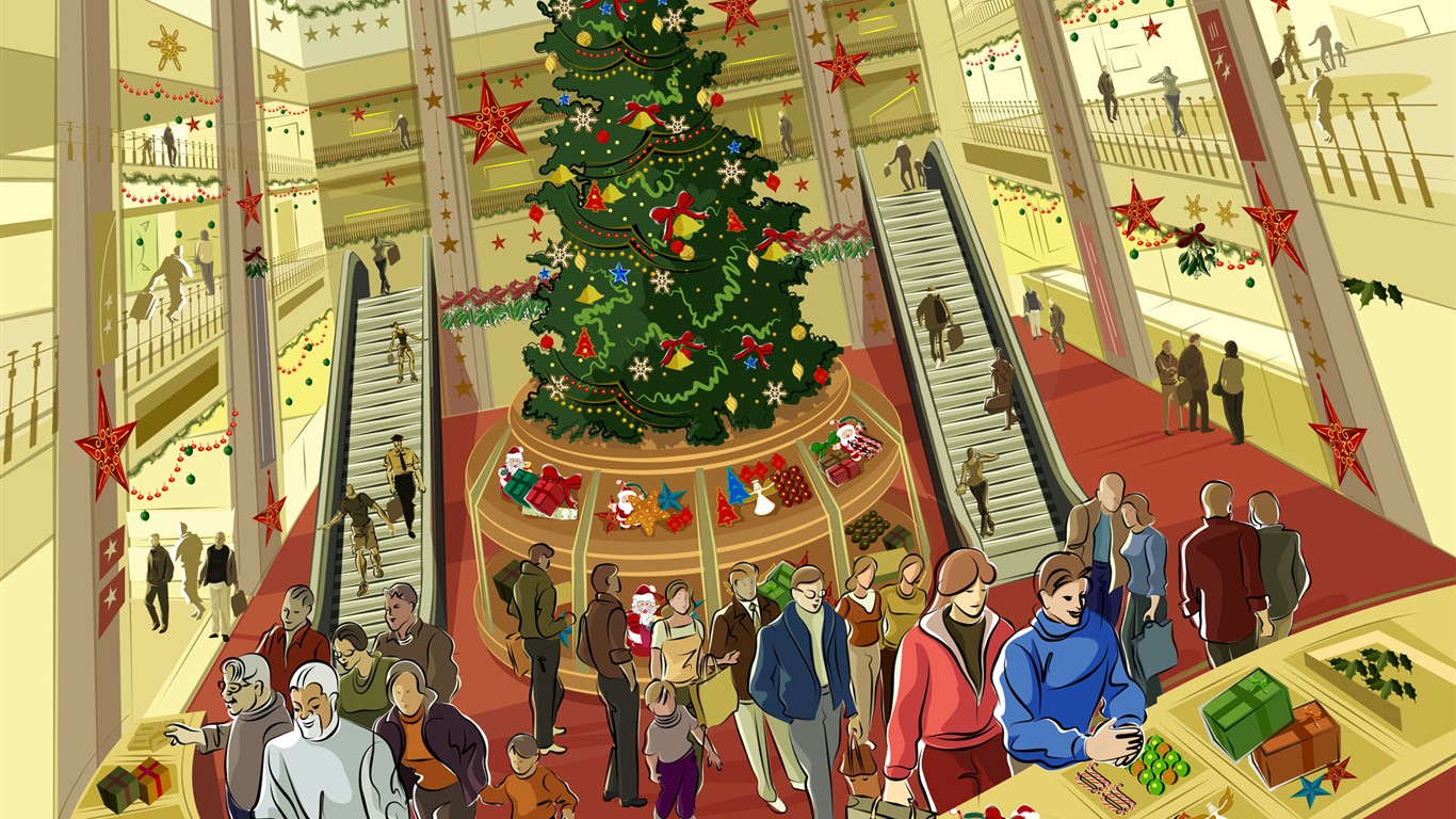 クリスマステーマのHD画像(2) #36 - 1366x768