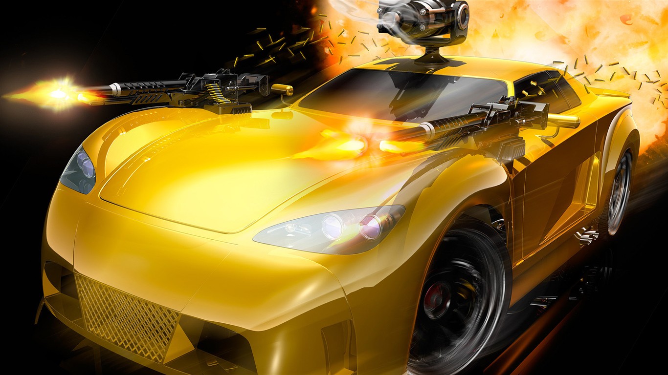 Racing Games Computer Wallpaper #1 - 1366x768