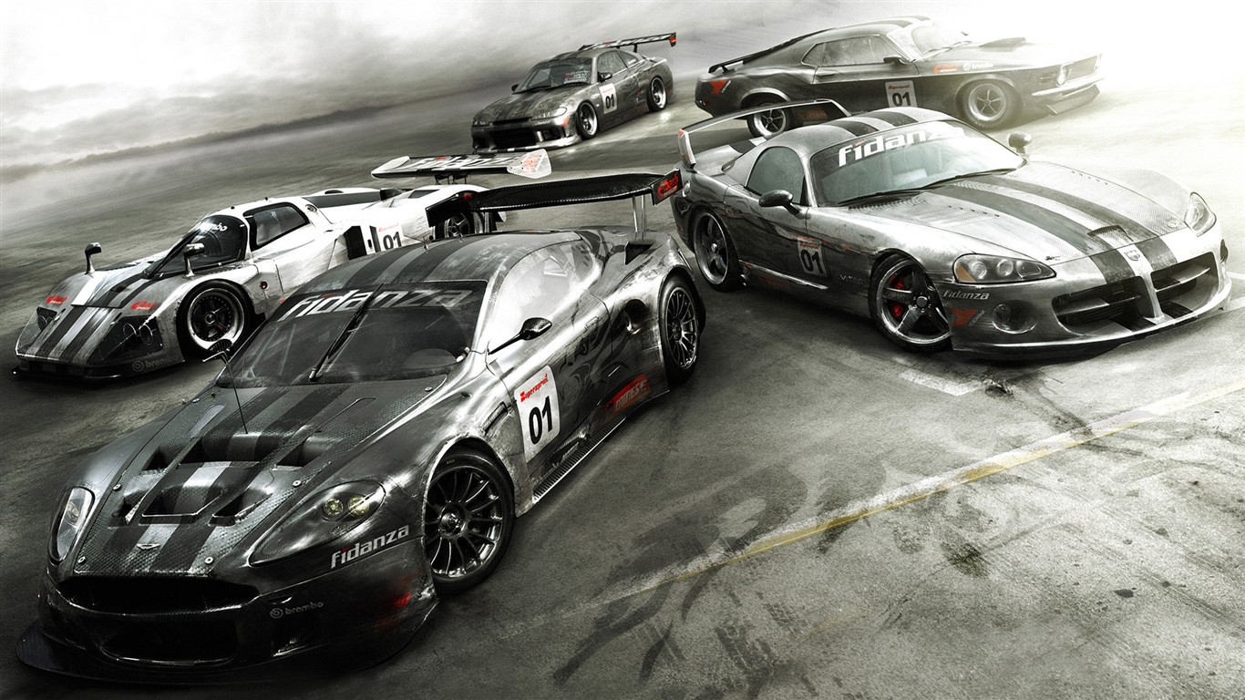 Racing Games Computer Wallpaper #6 - 1366x768