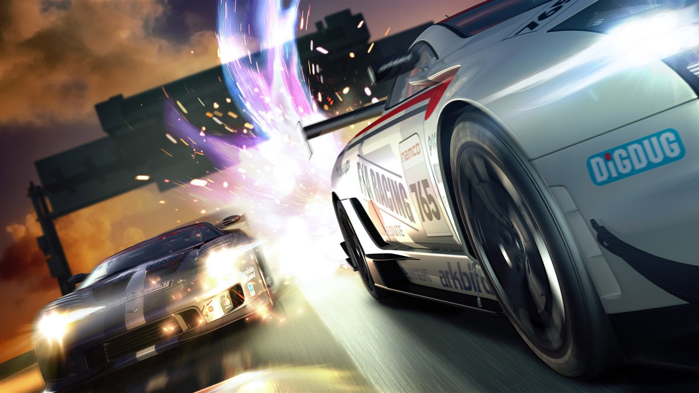 Racing Games Computer Wallpaper #24 - 1366x768