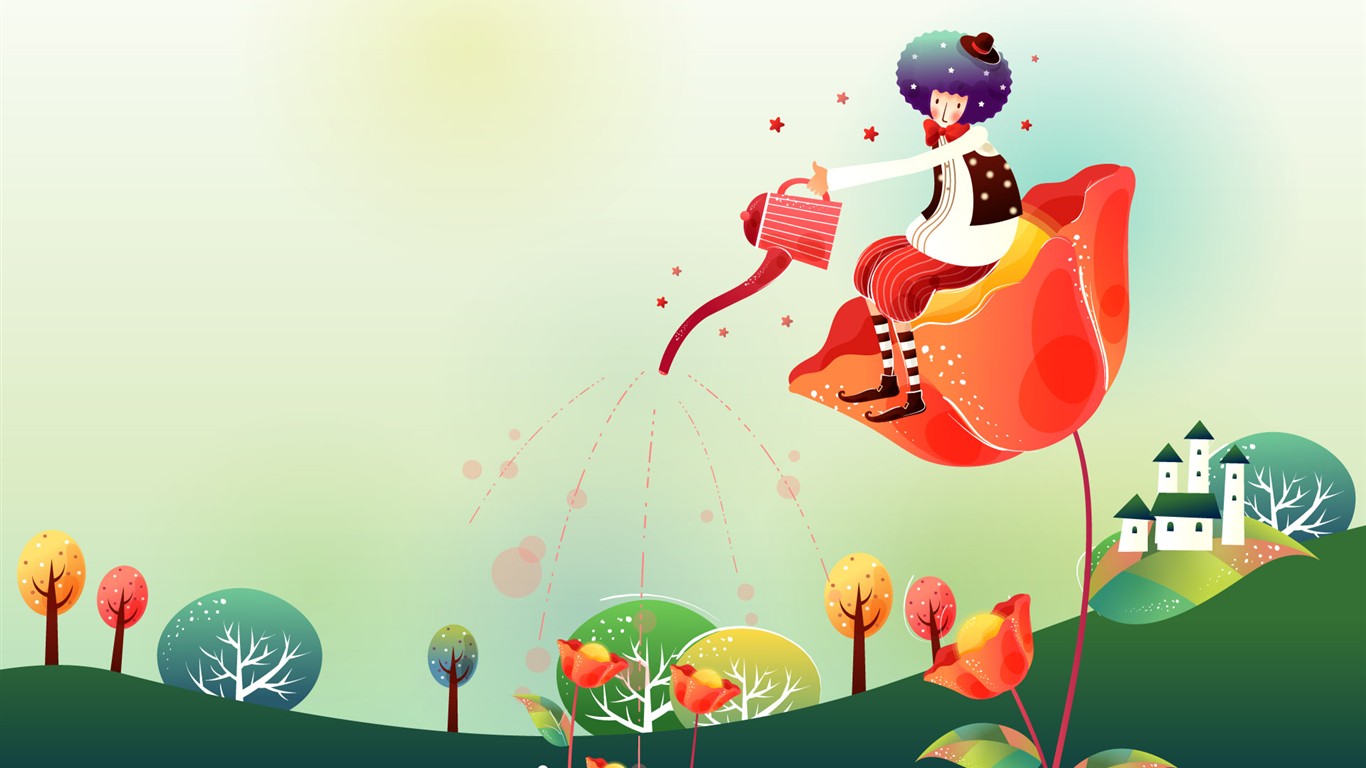 Fairy Tale Dreams Cartoon Wallpapers #7 - 1366x768