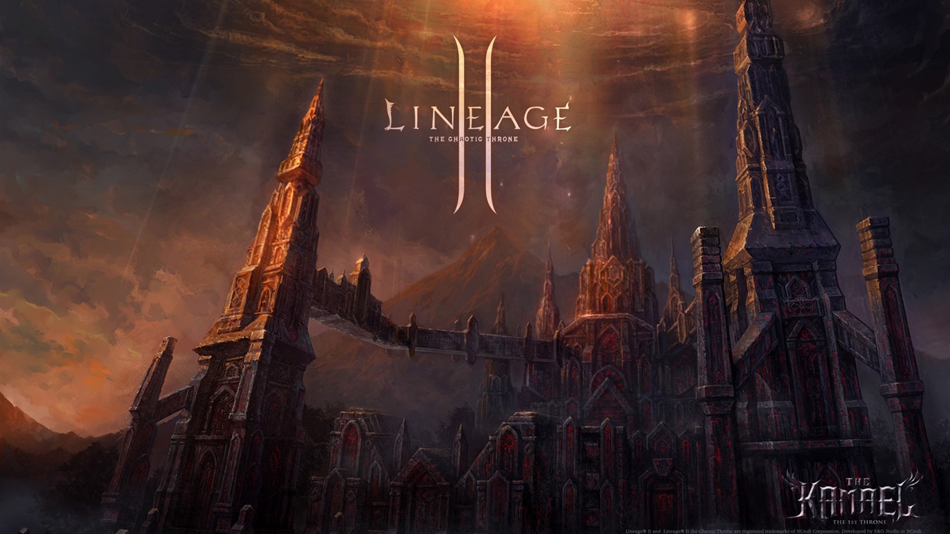 LINEAGE Ⅱ Modellierung HD-Gaming-Wallpaper #4 - 1366x768