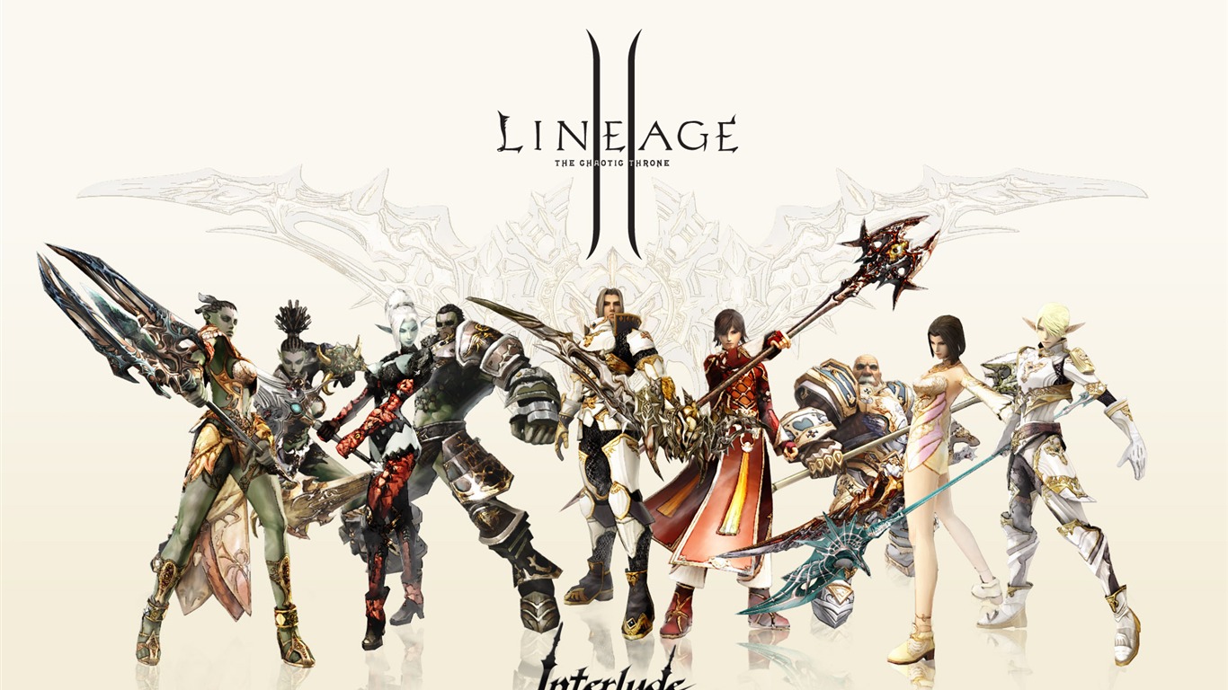 LINEAGE Ⅱ Modellierung HD-Gaming-Wallpaper #8 - 1366x768