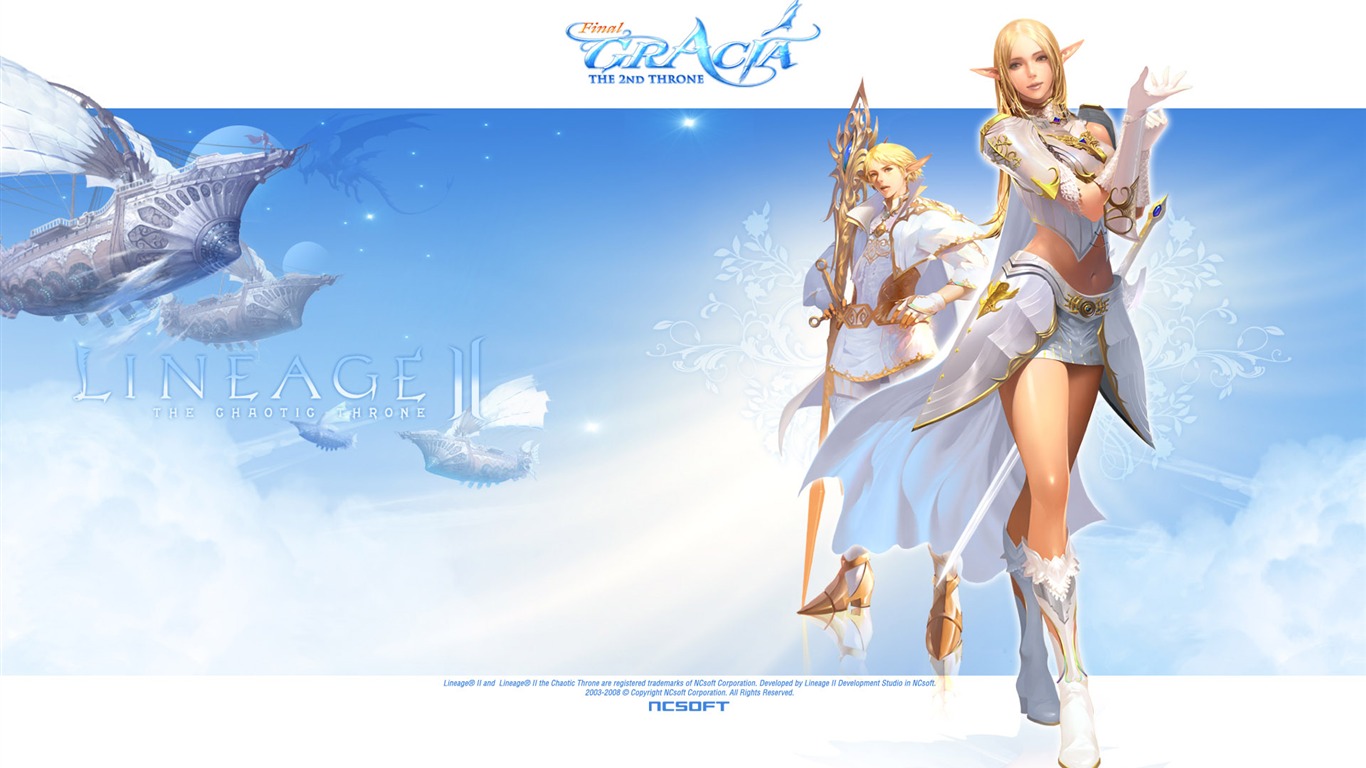 LINEAGE Ⅱ Modellierung HD-Gaming-Wallpaper #13 - 1366x768