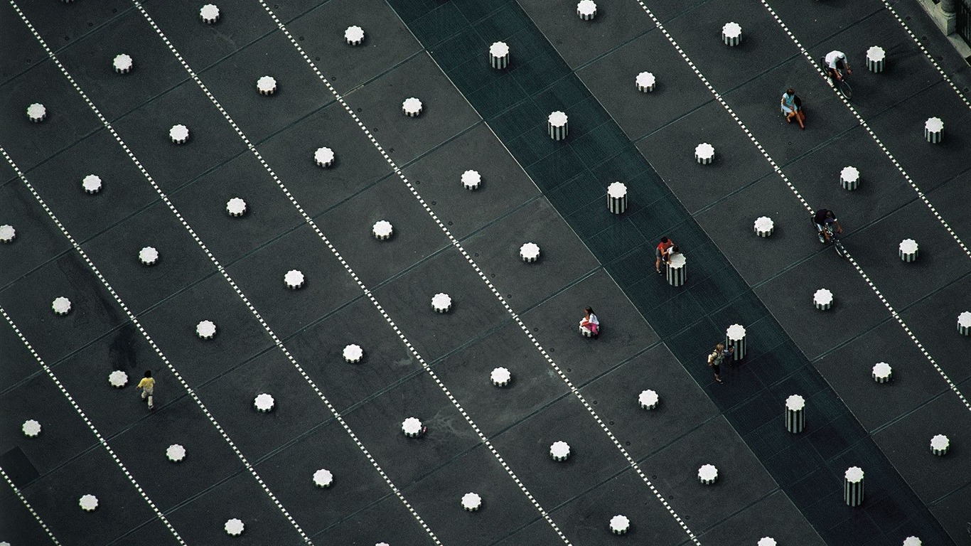 空中写真の壁紙を不思議 #2 - 1366x768