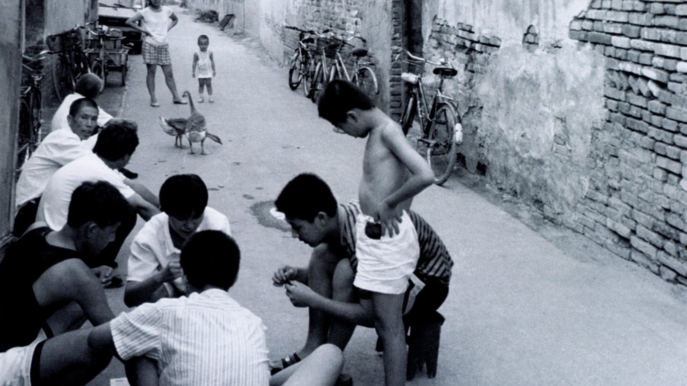 Старый Hutong жизни старые фотографии обои #5 - 1366x768