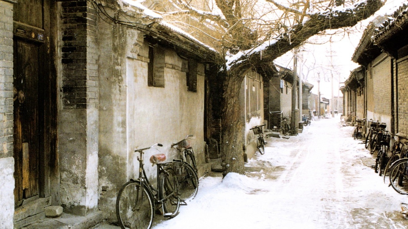 Old Hutong life for old photos wallpaper #21 - 1366x768