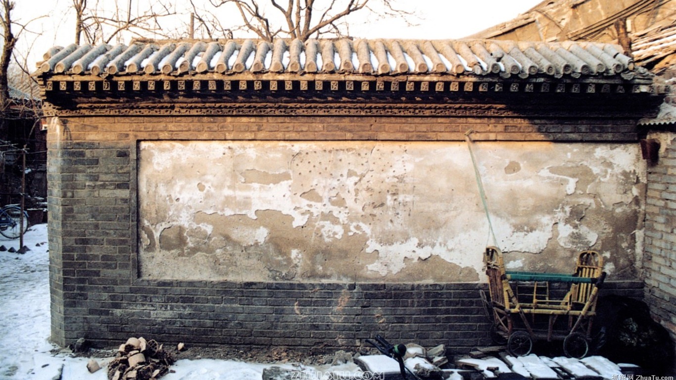Old Hutong life for old photos wallpaper #23 - 1366x768