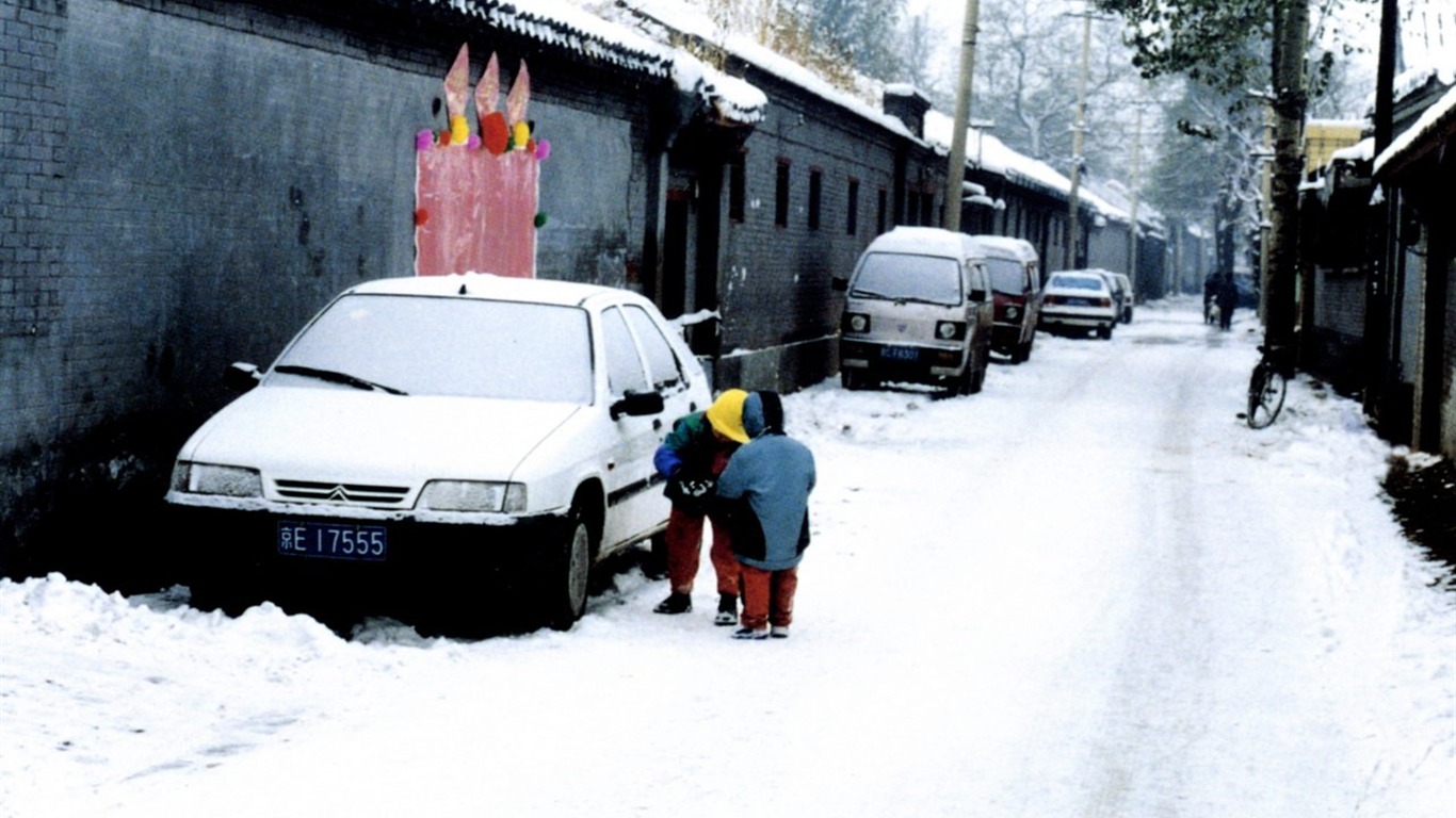 Old Hutong life for old photos wallpaper #31 - 1366x768