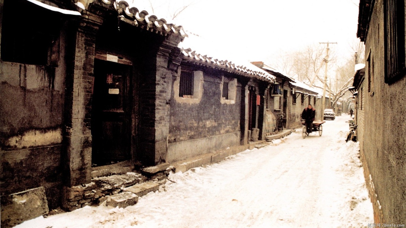 Old Hutong life for old photos wallpaper #39 - 1366x768