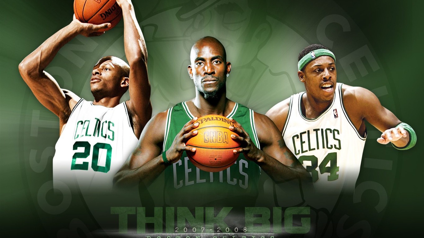 Boston Celtics Oficiální Wallpaper #1 - 1366x768