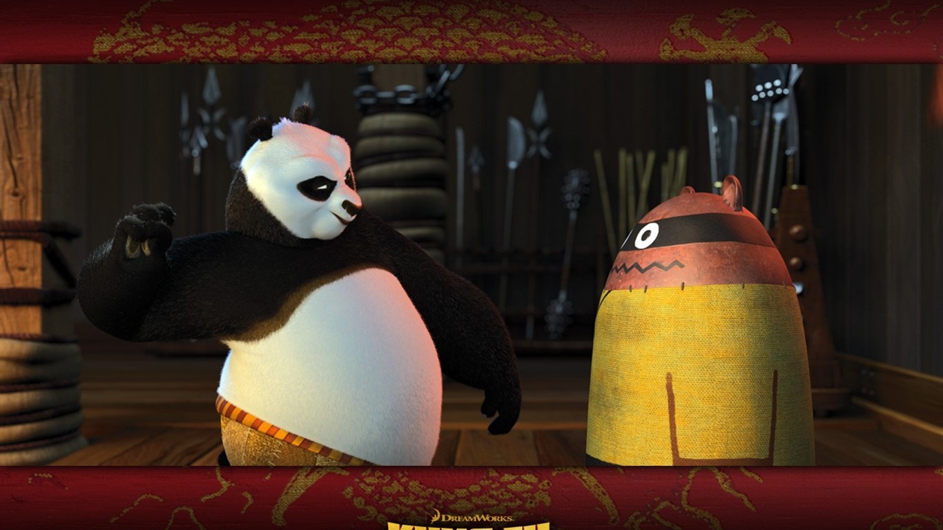 3D animace Kung Fu Panda wallpaper #8 - 1366x768
